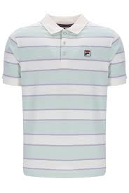 Yarn dye stripe polo