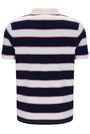 Yarn dye stripe polo