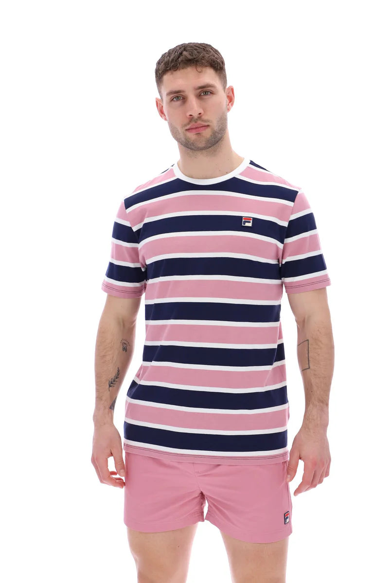 Yarn dye stripe tee